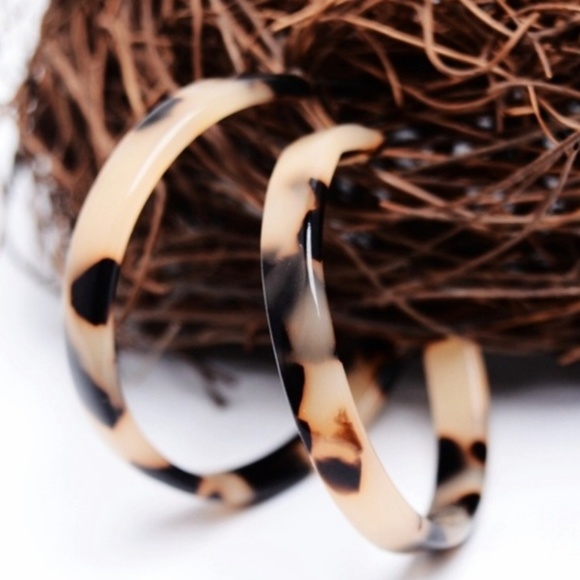 LAST PAIR! HOST PICK!  Resin Print Hoops - Picture 2 of 6